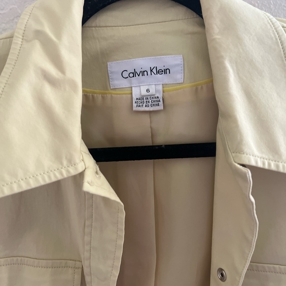 Butter Yellow Calvin Klein jacket - Picture 4 of 5